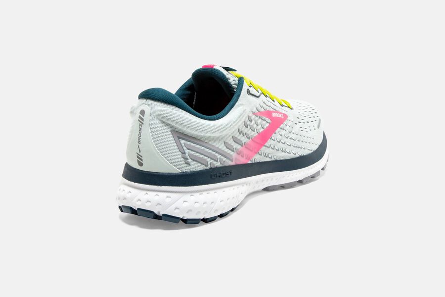 Brooks Running Shoes Womens Grey/Pink - Ghost 13 Road - 1953-TYFCP